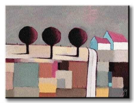 Field End Lane - Obraz na płótnie 40x30 cm na Arena.pl