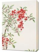 Obraz 50x70cm Nandina Bush, Morikaga Japoński Vintage do Salonu