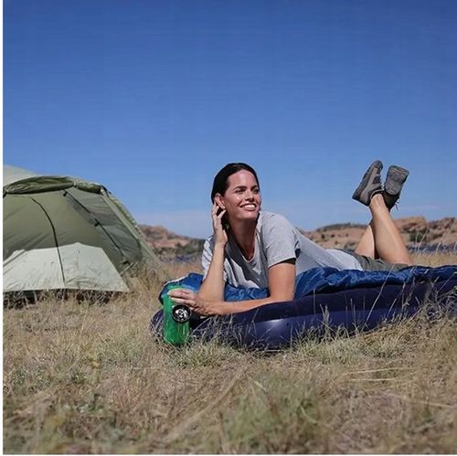 MATERAC DWUOSOBOWY WELUROWY DMUCHANY 192x135x22 cm na Arena.pl