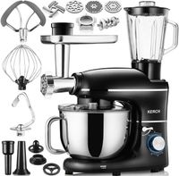 ROBOT KUCHENNY PLANETARNY MIKSER Z MISĄ KERCH ROTARY 4000W BLACK 6,2L