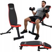 Ławka Treningowa Regulowana FUNFIT Ławeczka Skośna 6-Stopni Składana