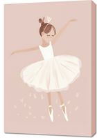 Obraz 60x90cm Wzory dla Dzieci, Dziewczynki Do Pokoju - Balet 3