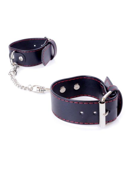 Fetish B - Series Handcuffs 3 cm Red Lline zdjęcie 5