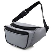 NERKA saszetka biodrówka damska polska N093 szara