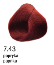 Allwaves Cream Color farba do włosów, koloryzacja trwała, 100 ml 7.43 papryka zdjęcie 1