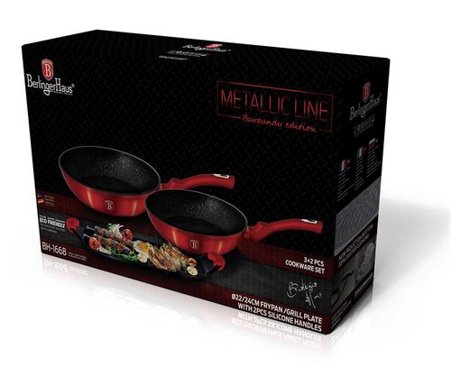 zestaw patelni granitowych berlinger haus bh-1668 na Arena.pl