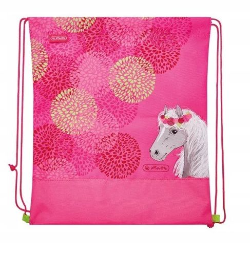 Ergonomiczny Tornister Loop Plus Bloomy Horse Konik Koń zestaw 4w1 HERLITZ na Arena.pl