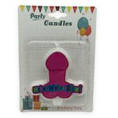 Świeczka-Party Penis Candle Xl Pink