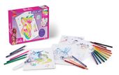 OBRAZY AKWARELOWE MOTYW BARBIE AQUA ART MAPED