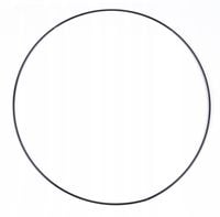 CZARNA metalowa obręcz kółko do łapacza snów 80 cm