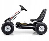 Milly Mally Gokart na pedały Thor White Biały Duże koła pompowane do 30 kg