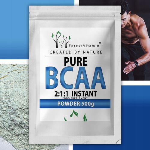 FOREST VITAMIN AMINOKWASY BCAA INSTANT 2:1:1 500g MOCNA REGENERACJA na Arena.pl