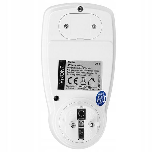 PROGRAMATOR CZASOWY WŁĄCZNIK WYŁĄCZNIK CYFROWY TIMER LCD HARMONOGRAM 7 DNI zdjęcie 6