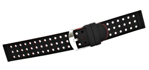 Pasek silikonowy CZERWONY U12-20-3 na Arena.pl