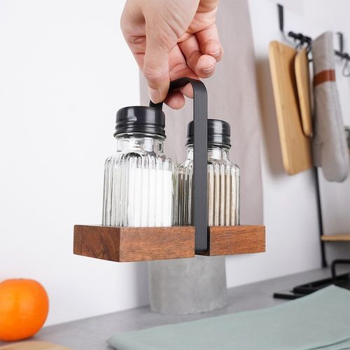 Przyprawnik SOLNICZKA PIEPRZNICZKA zestaw pojemniki do soli pieprzu na Arena.pl