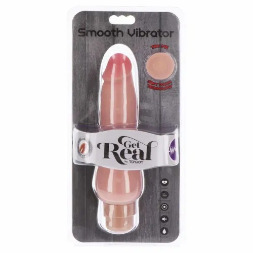 toyjoy get real smooth vibrator dual density beżowy 20 cm na Arena.pl