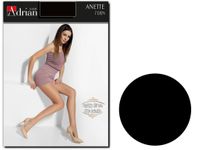 Rajstopy 7 den Anette Adrian gładkie cienkie  Nero 2