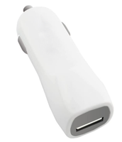 ŁADOWARKA SAMOCHODOWA USB 1A 5V biała 3 7 2 7