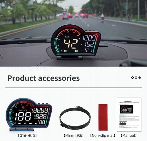 G16 Hud Cyfrowy prędkościomierz GPS do uniwersalnego wyświetlacza na Arena.pl