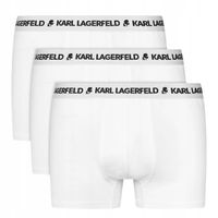 KARL LAGERFELD Białe bokserki męskie 3PACK S