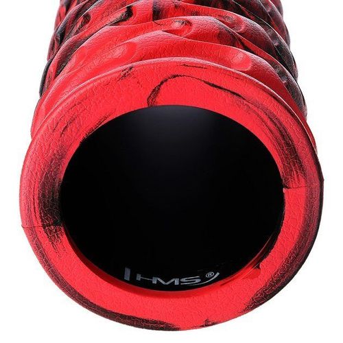 Wałek fitness/roller FS135 43 cm HMS czerwono-czarny na Arena.pl