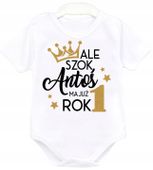 Body kr rękaw URODZINY Ale szok mam już rok r. 86