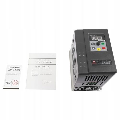 3PH 380V Sterowanie prędkością silnika fazowego VFD Inverter 2.2KW 5.8A na Arena.pl
