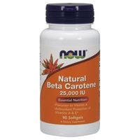 # NOW FOODS Naturalny Beta Karoten (Witamina A) 25000 IU (90 kaps.)