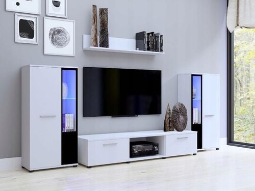 Meblościanka CUBE biały mat meble pokojowe na Arena.pl