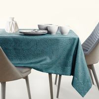Obrus Plamoodporny GAIA Mankiet 120x160 Morski AmeliaHome