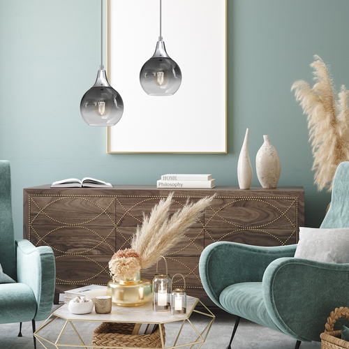 Lampa wisząca MONTE SILVER fi 150 1xE27 na Arena.pl