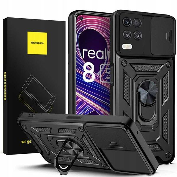 Spacecase Camring Realme 8 5G black zdjęcie 1