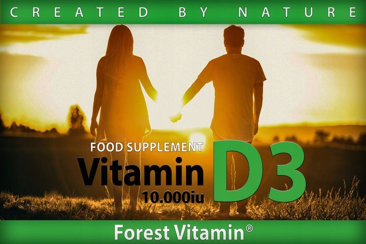 FOREST WITAMINA D3 10000iu 100 kaps MOCNA ZDROWIE zdjęcie 2