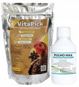 PULMO-MAX Układ Oddechowy dla drobiu kur + VitaPick 2 kg Witaminy dla kur