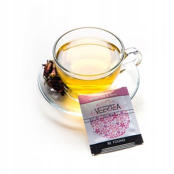 Herbata biała Veertea White & Rose 100x2g zdjęcie 7