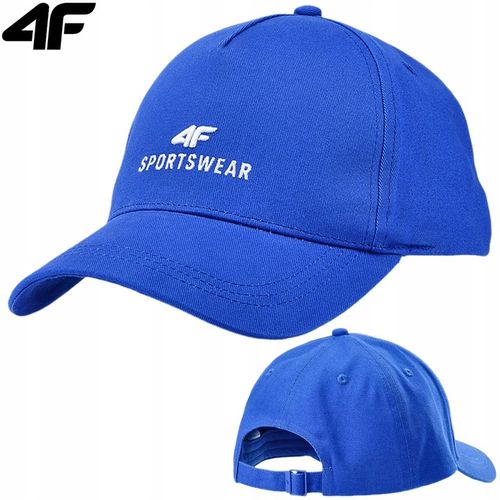 Czapka z daszkiem męska damska 4F Bejsbolówka bawełniana na lato U266 L/XL na Arena.pl