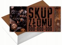 Wizytówki firmowe Foliowane 1000szt wiele różnych wzorów SKUP ZŁOMU