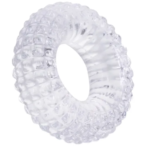 doc johnson radial - pierścień elastyczny tpe prążkowany czarny na Arena.pl