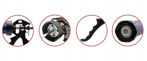 Pistolet wyciskacz do silikonu mas uszczelniacza klejów 600ml MOCNY na Arena.pl