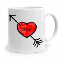 Kubek Prezent Dla Cioci Ciotki Ciocia Serduszko Z Nadrukiem Ze Zdjęciem