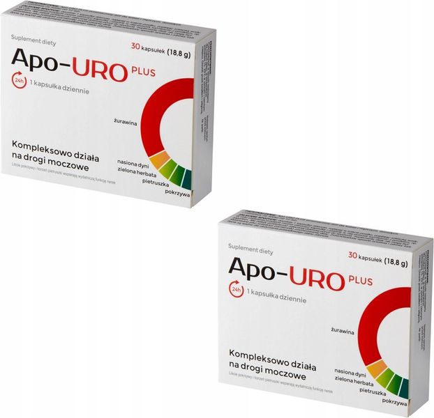 Apo-URO Plus Wsparcie Dróg Moczowych 30 Kapsułek zdjęcie 1