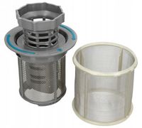 2 x Filtr + sitko mikrofiltr ZMYWARKI Bosch Siemens Whirpool Gorenje 004279