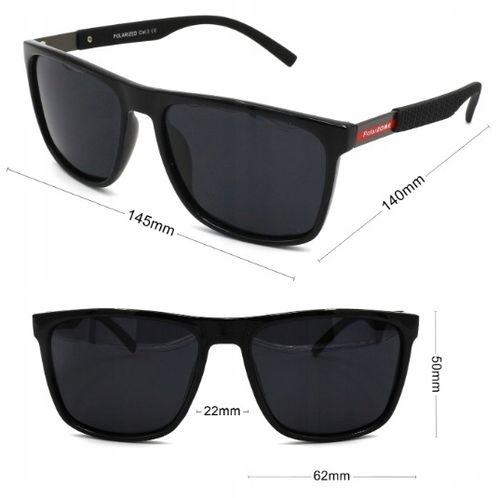 OKULARY PRZECIWSONECZNE MĘSKIE POLARYZACYJNE POLARZONE FILTR UV400 na Arena.pl