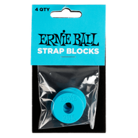 Zabezpieczenie paska Strap Blocks Ernie Ball 5619 4 szt. Niebieski