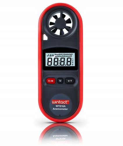 ANEMOMETR WIATROMIERZ MIERNIK WIATRU TEMPERATURY POMIAR PRĘDKOŚCI POWIETRZA na Arena.pl