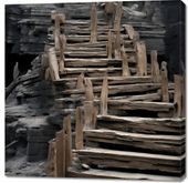 Obraz 100x100cm Schody do Nieznanego