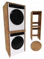 Szafka na pralkę suszarkę łazienki regał słupek pralka suszarka