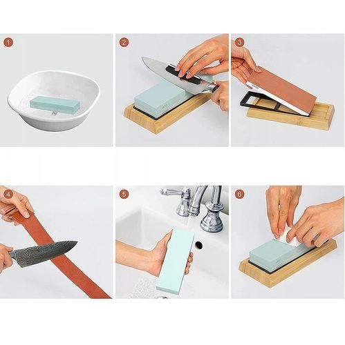 OSTRZAŁKA DO OSTRZENIA NOŻY OSEŁKA KAMIENNA KAMIEŃ WODNY GRADACJA 1000 4000 na Arena.pl