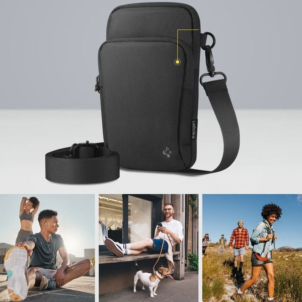 SPIGEN KD400 UNIVERSAL CROSS BAG KLASDEN BLACK zdjęcie 7