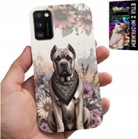 ETUI DO SAMSUNG GALAXY A41 - PSIE RASY PSIE WZORY POKROWIEC + FOLIA